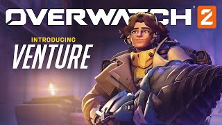 Venture  New Hero Gameplay Trailer  Overwatch 2 [upl. by Lerraf]