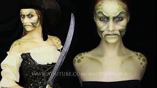 Pirate  Davy Jones Makeup Tutorial [upl. by Tony]