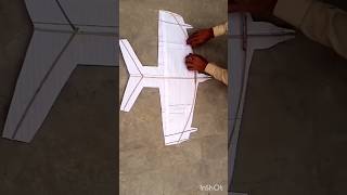 Aeroplane kite making with noot book 📕Papper youtubeshorts kitemaking shorts [upl. by Sennahoj]