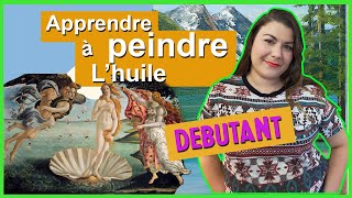 COURS DE PEINTURE A LHUILE  niveau débutant [upl. by Aicilihp]