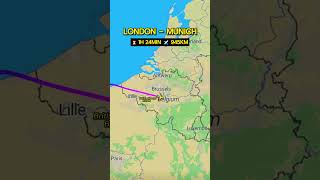 London LHR to Munich MUC British Airways Flight BA948 airplane flight [upl. by Aitnohs]