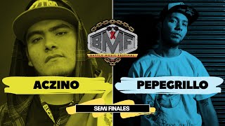 ACZINO vs PEPEGRILLO  Semifinal  BMF  VIDEO OFICIAL [upl. by Farrell]