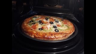 মাইক্রো ওভেনে পিজ্জা তৈরীর সহজ রেসিপি  Pizza Recipe on Micro Oven  Vegetable Pizza Recipe [upl. by Ikik433]