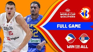 NBA 2K23 PS4  FIBA Basketball World Cup Gameplay  Philippines vs Serbia [upl. by Adnalahs]