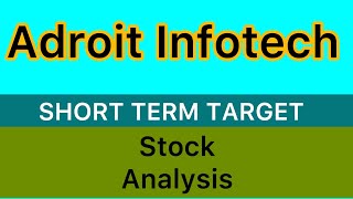 ADROIT INFOTECH LTD STOCK TARGET 🟦 ADROIT INFOTECH STOCK NEWS  ADROIT INFOTECH ANALYSIS 131124 [upl. by Roche]