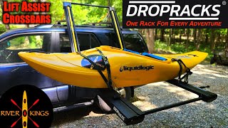 Dropracks XL Roof Rack  Lift Assist Kayak  Canoe Crossbars [upl. by Ttenyl]