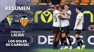 ¡Este joven Valencia goleó y se atreve a soñar con Europa  Resumen del Cádiz CF 14 Valencia CF [upl. by Dyan936]