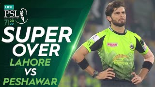 Super Over  Lahore Qalandars vs Peshawar Zalmi  HBL PSL 7  ML2L [upl. by Carie]