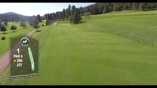 Evergreen Golf Course  Hole 1  Denver Golf [upl. by Halbeib]