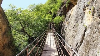 Los Cahorros Walking Trail Sierra Nevada Monachil Granada Spain [upl. by Yokum420]