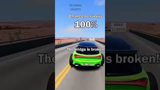 Beaman driving survival rate driftingairport automobile burnout beamngdrive  car cool [upl. by Aneleairam40]