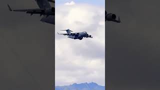 USAF C17 Globemaster III ready for landing in HNL Int’l Airport globemaster usaf hnlairport [upl. by Loring]