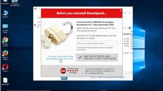 Remove Auslogics BoostSpeed 9 on Windows 10 Uninstall Guide [upl. by Dilisio]