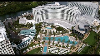 FontaineBleau Hotel Miami Beach Drone View [upl. by Michaud]