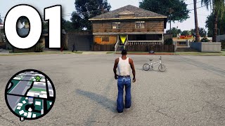 GTA San Andreas Remastered  Part 1  The Beginning [upl. by Salomon]