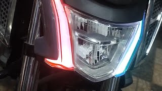 Yamaha FZs V4 DRL modified 🔥 DRL modification🏍️ trending shorts fzsv4 drs modified bikeride [upl. by Eciram488]