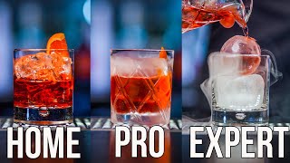 How To Make a Negroni Cocktail Home  Pro  Expert [upl. by Warenne]