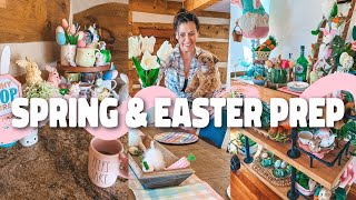 Decorate With Me For Easter  Spring Decor amp Cleaning [upl. by Yrroc501]