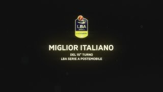 Riccardo Moraschini Miglior Italiano 15° turno LBA Serie A PosteMobile [upl. by Mag]