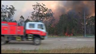 ABC News NSW Fires 2016 [upl. by Nosreip328]