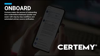 Onboard Credentialed  Licensed  Certified Employees with Primary Source Verification [upl. by Evelunn]