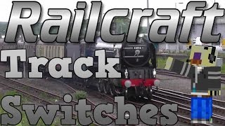 Minecraft Railcraft Tutorial  Track Switches amp Control Boxes [upl. by Jeffcott]