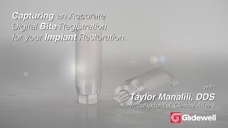 Capturing an Accurate Digital Bite Registration for your Implant Restoration [upl. by Crescin446]