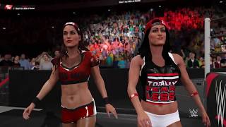 WWE 2K17 TLC Brie Bella vs Michelle Mccool [upl. by Etnomaj]