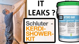 We Know Schluter Kerdi Leaks Here’s how to fix Shower Waterproofing  Tile Shower Build Part 1 [upl. by Huttan]