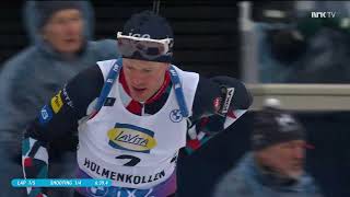 Biathlon World Cup February 2024  Holmenkollen  Mass Start Men Norwegian commentary [upl. by Eiryk]