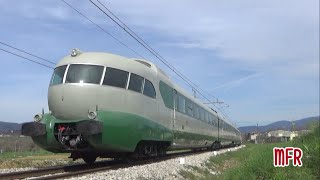 ETR 252 ARLECCHINO in viaggio per la REVISIONE da ROMA TERMINI alla OMS FERROVIARIA di PORRENA AR [upl. by Asimaj691]