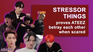 This show proves ATEEZ betray each other instantly when scared part 1 [upl. by Jentoft724]