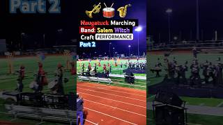 Naugatuck Band amp Color Guard Salem Witch Trial Part2naugatuck band colorguard football l [upl. by Wivinia315]