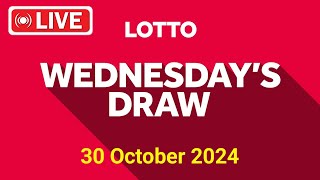 The National Lottery Lotto Draw Live results from Wednesday 30 Oct 2024  tonights lotto Draw [upl. by Ettelocin541]