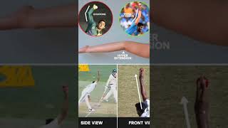 Bowling Action of Jasprit Bumrah  Chucking or Hyperextension cricket bumrah [upl. by Aniretak547]