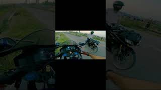 বাইক রেস  Yamaha r15 v3 vs R15 v4  R15 v4 BS7  Bike Race shortsfeed bikerace r15v4 [upl. by Yerfej637]