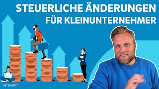 NEU Änderungen für Kleinunternehmer  Jahressteuergesetz 2024 [upl. by Mimajneb507]