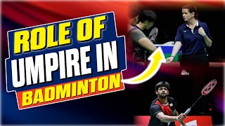 The roles of umpire in Badminton [upl. by Prud]