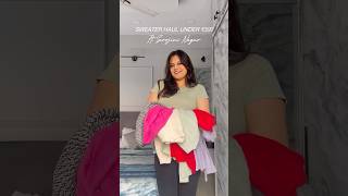 Winter Sarojini nagar haul🧵✨ winterfashion sarojininagar wintercollection sweater aesthetic [upl. by Elleirda]