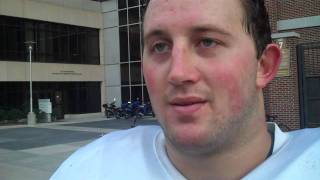 GaTech OLineman Offers Recipe For Success vs VaTech [upl. by Eissak]