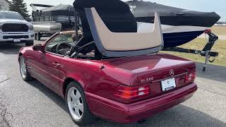 1999 Mercedes Benz SL500 Top Operation [upl. by Reade746]