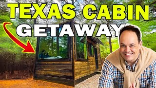 Firefly Lane Cabin Review serenity amp getaway in Texas  Tranquil Cabins in Winona Texas [upl. by Norehs276]