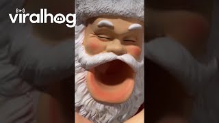 Santa Bottle Holder is Kinda Sus  ViralHog [upl. by Onaled967]