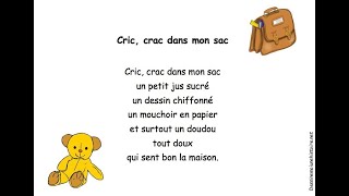 Cric crac dans mon sac [upl. by Aicemak]