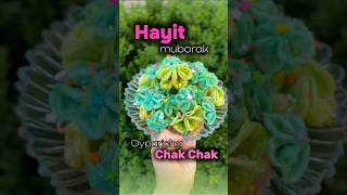 Chak chak tayyorlash🤩Oyparilarim uchun oyparicha chak chak💜new food cooking viral chakchak [upl. by Johm]