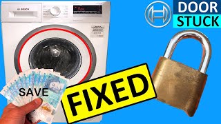 Bosch Washing Machine Door Stuck and How to Open it [upl. by Carley]