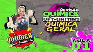 Revisão Química Geral UFT e UNITINS AULA 01  UFT Introdução à Química e Separação de Misturas [upl. by Ysac]