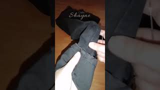 DIY  Easy way to shorten long pants🤔 [upl. by Nathanil480]