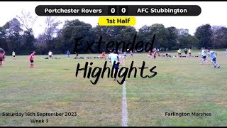 Portchester Rovers vs AFC Stubbington  Week 3 [upl. by Aissilem253]