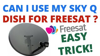 Unlocking Freesat  Can I Use My Sky Q Satellite Dish LNB for Freesat Viewing [upl. by Eladnor]